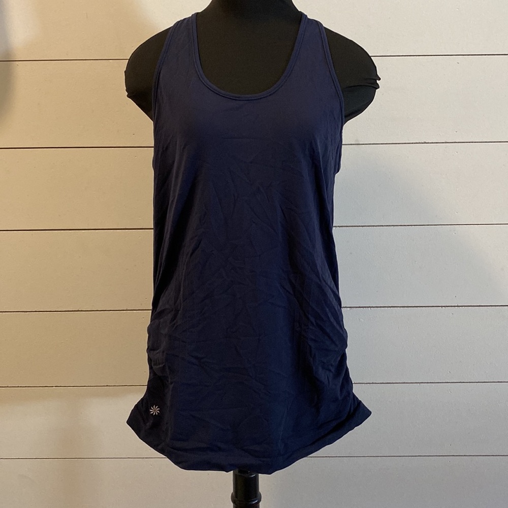 Women's Athleta navy blue workout top